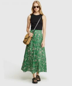 Oxford Olivia Green Floral Maxi Skirt -Deals The Style Setters Store http3A2F2Fstatic.theiconic.com .au2Fp2Foxford 9241 1686641 5