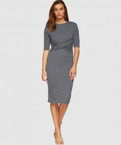 Oxford Annie Stretch Knit Geo Dress Navy/silver -Deals The Style Setters Store http3A2F2Fstatic.theiconic.com .au2Fp2Foxford 9287 4644701 5