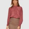 Oxford Regina Long Sleeve Top Rose