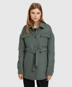 Oxford Nikita Wool Blend Jacket Sage