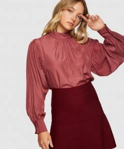 Oxford Dani Knitted Skirt Oxblood -Deals The Style Setters Store http3A2F2Fstatic.theiconic.com .au2Fp2Foxford 9595 2292801 4