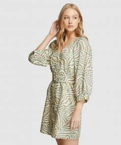 Oxford Peony Grey Animal Print Dress Grey/ecru -Deals The Style Setters Store http3A2F2Fstatic.theiconic.com .au2Fp2Foxford 9696 1364041 2