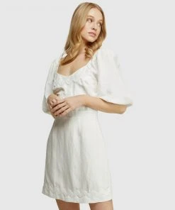 Oxford Lorena Linen Blend Dress Ivory -Deals The Style Setters Store http3A2F2Fstatic.theiconic.com .au2Fp2Foxford 9716 3860641 4