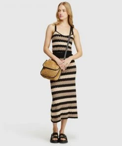 Oxford Estelle Pointelle Skirt Black/Camel -Deals The Style Setters Store http3A2F2Fstatic.theiconic.com .au2Fp2Foxford 9737 1984841 4