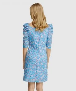 Oxford Princeton Cotton Retro Floral Dress Blue -Deals The Style Setters Store http3A2F2Fstatic.theiconic.com .au2Fp2Foxford 9761 5786641 3