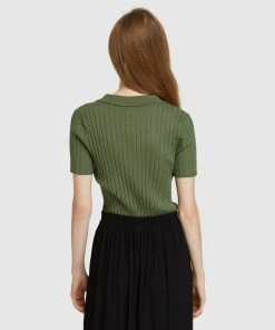 Oxford Petra Rib Polo Dark sage -Deals The Style Setters Store http3A2F2Fstatic.theiconic.com .au2Fp2Foxford 9845 4581731 3