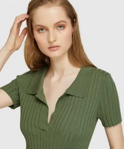 Oxford Petra Rib Polo Dark sage -Deals The Style Setters Store http3A2F2Fstatic.theiconic.com .au2Fp2Foxford 9847 4581731 4