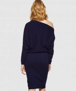Oxford Emma Knitted Boatneck Dress Midnight blue -Deals The Style Setters Store http3A2F2Fstatic.theiconic.com .au2Fp2Foxford 9857 7526901 3