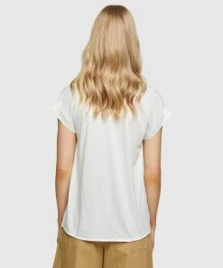 Oxford Inga Woven Front T-Shirt Ivory -Deals The Style Setters Store http3A2F2Fstatic.theiconic.com .au2Fp2Foxford 9890 8410941 3