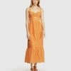 Oxford Ginny Printed Dress Orange