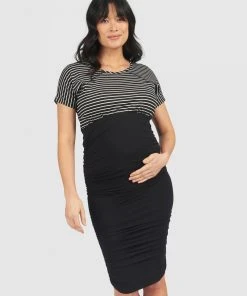 Pea in a Pod Maternity Bailey Gather Pencil Skirt Black -Deals The Style Setters Store http3A2F2Fstatic.theiconic.com .au2Fp2Fpea in a pod maternity 5238 6600041 5