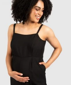 Pea in a Pod Maternity Dana Jumpsuit Black -Deals The Style Setters Store http3A2F2Fstatic.theiconic.com .au2Fp2Fpea in a pod maternity 6477 6023341 6