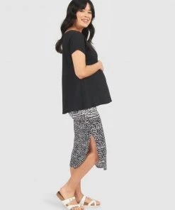 Pea in a Pod Maternity Sophia Skirt Black White -Deals The Style Setters Store http3A2F2Fstatic.theiconic.com .au2Fp2Fpea in a pod maternity 7031 9661731 5