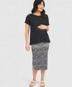 Pea in a Pod Maternity Sophia Skirt Black White -Deals The Style Setters Store http3A2F2Fstatic.theiconic.com .au2Fp2Fpea in a pod maternity 7034 9661731 6