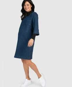 Pea in a Pod Maternity Elisa Nursing Dress Denim Wash -Deals The Style Setters Store http3A2F2Fstatic.theiconic.com .au2Fp2Fpea in a pod maternity 7067 3364821 4