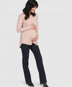 Pea in a Pod Maternity Lisa Fold Waist Straight Leg Pants Navy Blue -Deals The Style Setters Store http3A2F2Fstatic.theiconic.com .au2Fp2Fpea in a pod maternity 7333 0745921 5