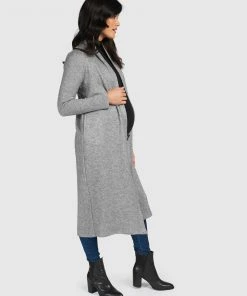 Pea in a Pod Maternity Livia Longline Cardi Grey Marle -Deals The Style Setters Store http3A2F2Fstatic.theiconic.com .au2Fp2Fpea in a pod maternity 8422 7240821 4