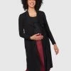 Pea in a Pod Maternity Serena Longline Cardi Black