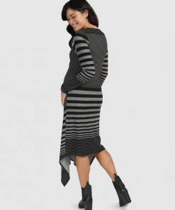Pea in a Pod Maternity Clarissa Dress Black Grey Stripe -Deals The Style Setters Store http3A2F2Fstatic.theiconic.com .au2Fp2Fpea in a pod maternity 8650 1549031 3