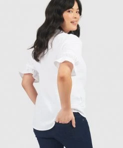 Pea in a Pod Maternity Gina Nursing Blouse White -Deals The Style Setters Store http3A2F2Fstatic.theiconic.com .au2Fp2Fpea in a pod maternity 9201 9104631 3