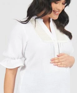 Pea in a Pod Maternity Gina Nursing Blouse White -Deals The Style Setters Store http3A2F2Fstatic.theiconic.com .au2Fp2Fpea in a pod maternity 9203 9104631 4