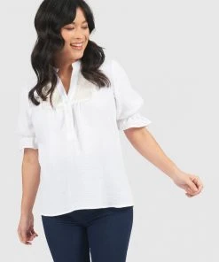 Pea in a Pod Maternity Gina Nursing Blouse White -Deals The Style Setters Store http3A2F2Fstatic.theiconic.com .au2Fp2Fpea in a pod maternity 9206 9104631 5