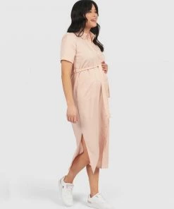 Pea in a Pod Maternity Easton Shirt Dress Blush -Deals The Style Setters Store http3A2F2Fstatic.theiconic.com .au2Fp2Fpea in a pod maternity 9672 3280631 6