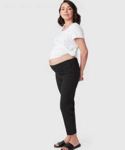 Pea in a Pod Maternity Cara Velcro Waist Capri Black -Deals The Style Setters Store http3A2F2Fstatic.theiconic.com .au2Fp2Fpea in a pod maternity 9808 1378311 5