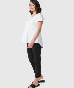 Pea in a Pod Maternity Cara Velcro Waist Capri Black -Deals The Style Setters Store http3A2F2Fstatic.theiconic.com .au2Fp2Fpea in a pod maternity 9810 1378311 6