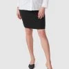 Pea in a Pod Maternity Emma Suiting Skirt Black