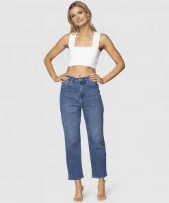 Pilgrim Marley Straight Leg Jean Blue -Deals The Style Setters Store http3A2F2Fstatic.theiconic.com .au2Fp2Fpilgrim 7931 0747231 5