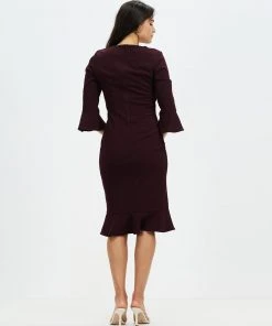 Pink Ruby Believe In Trim Dress Wine -Deals The Style Setters Store http3A2F2Fstatic.theiconic.com .au2Fp2Fpink ruby 1490 7888251 3