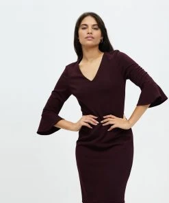 Pink Ruby Believe In Trim Dress Wine -Deals The Style Setters Store http3A2F2Fstatic.theiconic.com .au2Fp2Fpink ruby 1496 7888251 4