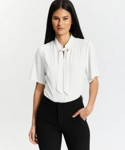 Pink Ruby Delight Tie Top White