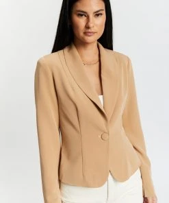 Pink Ruby Colour Block Jacket Beige -Deals The Style Setters Store http3A2F2Fstatic.theiconic.com .au2Fp2Fpink ruby 3343 9868531 4