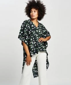 Pink Ruby Roma Shirt Blue Print