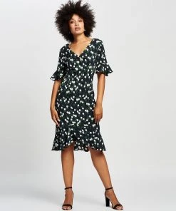 Pink Ruby Rosetta Dress Blue Print -Deals The Style Setters Store http3A2F2Fstatic.theiconic.com .au2Fp2Fpink ruby 4538 5586021 5