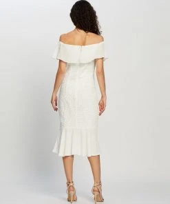 Pink Ruby Roma Off-The-Shoulder Dress White -Deals The Style Setters Store http3A2F2Fstatic.theiconic.com .au2Fp2Fpink ruby 8741 5861511 3