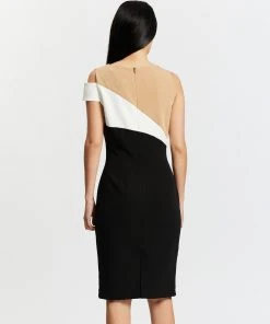 Pink Ruby Colour Block Midi Dress Black, Beige & White -Deals The Style Setters Store http3A2F2Fstatic.theiconic.com .au2Fp2Fpink ruby 9228 9258531 3