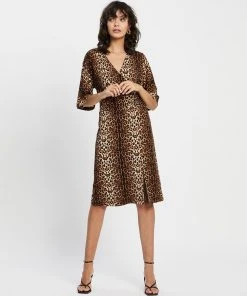 Pink Ruby Turn It Up Crossover Dress Leopard -Deals The Style Setters Store http3A2F2Fstatic.theiconic.com .au2Fp2Fpink ruby 9639 4588321 5