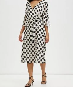 Pink Ruby Cloud Nine Dress Cream Spot -Deals The Style Setters Store http3A2F2Fstatic.theiconic.com .au2Fp2Fpink ruby 9716 5058531 5