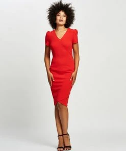 Pink Ruby Sienna Petal Dress Orange -Deals The Style Setters Store http3A2F2Fstatic.theiconic.com .au2Fp2Fpink ruby 9724 6515021 5