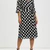 Pink Ruby Cloud Nine Dress Black Spot