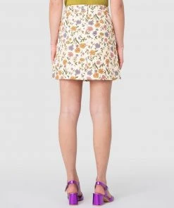 Princess Highway Heather Ditsy Drill Mini Skirt Cream -Deals The Style Setters Store http3A2F2Fstatic.theiconic.com .au2Fp2Fprincess highway 1331 2274241 3