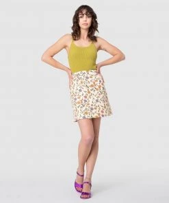 Princess Highway Heather Ditsy Drill Mini Skirt Cream -Deals The Style Setters Store http3A2F2Fstatic.theiconic.com .au2Fp2Fprincess highway 1336 2274241 5