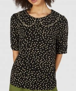 Princess Highway Olivia Spot Blouse Black -Deals The Style Setters Store http3A2F2Fstatic.theiconic.com .au2Fp2Fprincess highway 1539 8356631 4