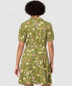 Princess Highway Heather Ditsy Dress Green -Deals The Style Setters Store http3A2F2Fstatic.theiconic.com .au2Fp2Fprincess highway 2654 4630441 3
