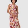 Princess Highway Zinnia & The Butterfly Midi Dress Cream