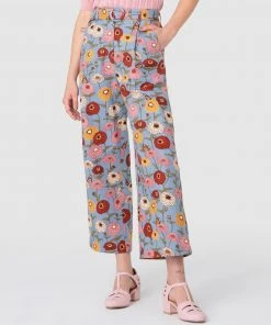 Princess Highway Zinnia & The Butterfly Culottes Blue