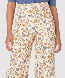 Princess Highway Heather Ditsy Drill Pants Cream -Deals The Style Setters Store http3A2F2Fstatic.theiconic.com .au2Fp2Fprincess highway 5630 5274241 4
